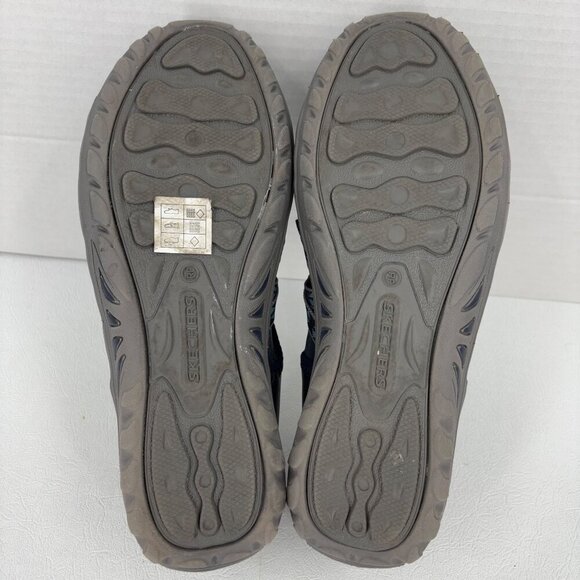 Skechers Reggae Fest Dory Fisherman Sandals Size 8 Blue Stretch Memory Foam - Picture 8 of 8